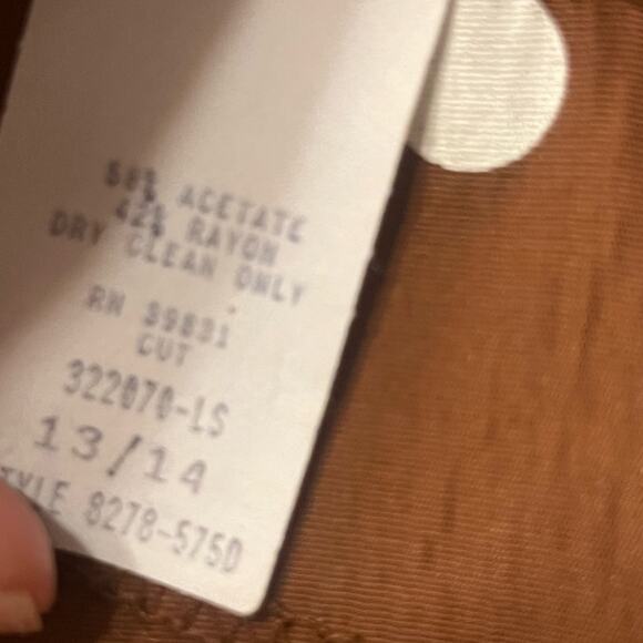 Vtg Polka Dot Pretty Woman Ladylike Modest Sheath Dress Size M Soft Coquette - Picture 6 of 7